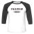 Unisex 3/4 Baseball Tee