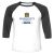 Unisex 3/4 Baseball Tee