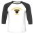 Unisex 3/4 Baseball Tee
