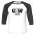 Unisex 3/4 Baseball Tee