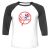Unisex 3/4 Baseball Tee