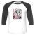 Unisex 3/4 Baseball Tee