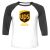 Unisex 3/4 Baseball Tee