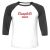 Unisex 3/4 Baseball Tee