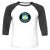 Unisex 3/4 Baseball Tee