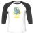 Unisex 3/4 Baseball Tee