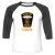 Unisex 3/4 Baseball Tee