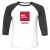 Unisex 3/4 Baseball Tee
