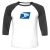 Unisex 3/4 Baseball Tee