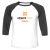 Unisex 3/4 Baseball Tee