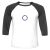 Unisex 3/4 Baseball Tee