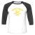 Unisex 3/4 Baseball Tee