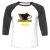 Unisex 3/4 Baseball Tee