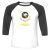 Unisex 3/4 Baseball Tee