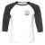 Unisex 3/4 Baseball Tee
