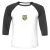 Unisex 3/4 Baseball Tee