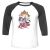 Unisex 3/4 Baseball Tee