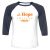 Unisex 3/4 Baseball Tee