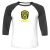 Unisex 3/4 Baseball Tee