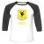 Unisex 3/4 Baseball Tee