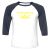 Unisex 3/4 Baseball Tee