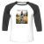 Unisex 3/4 Baseball Tee