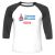 Unisex 3/4 Baseball Tee