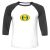 Unisex 3/4 Baseball Tee