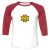 Unisex 3/4 Baseball Tee