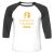Unisex 3/4 Baseball Tee