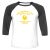 Unisex 3/4 Baseball Tee