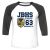Unisex 3/4 Baseball Tee