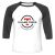 Unisex 3/4 Baseball Tee