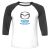 Unisex 3/4 Baseball Tee