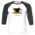 Unisex 3/4 Baseball Tee