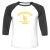 Unisex 3/4 Baseball Tee