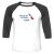 Unisex 3/4 Baseball Tee