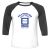 Unisex 3/4 Baseball Tee