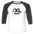 Unisex 3/4 Baseball Tee