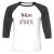 Unisex 3/4 Baseball Tee