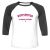 Unisex 3/4 Baseball Tee