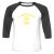 Unisex 3/4 Baseball Tee