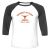 Unisex 3/4 Baseball Tee