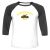 Unisex 3/4 Baseball Tee