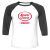 Unisex 3/4 Baseball Tee