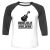 Unisex 3/4 Baseball Tee