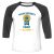 Unisex 3/4 Baseball Tee