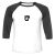 Unisex 3/4 Baseball Tee