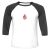 Unisex 3/4 Baseball Tee