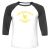 Unisex 3/4 Baseball Tee